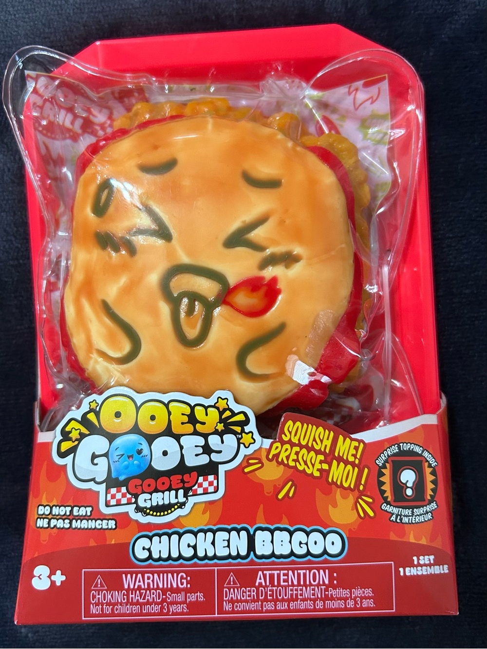 Ooey Gooey Gooey Grill Squooshy and Stretchy Soft Sensory Toy- Chicken Bbgoo